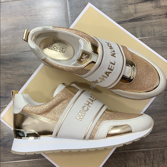 MICHAEL KORS TEDDI TRAINER PIXIE FINE GLITTER - Picture 5 of 16